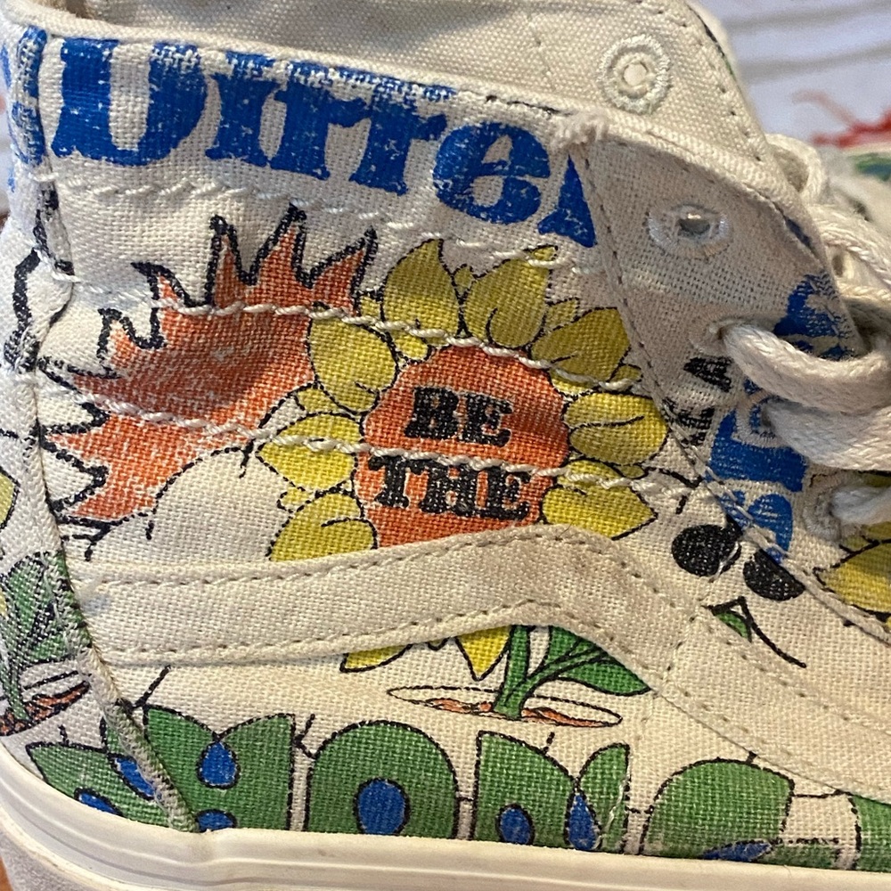 Vans SK8Hi Tapered Mid Exo Theory Positivity Sunflower Sneakers - Picture 7 of 15